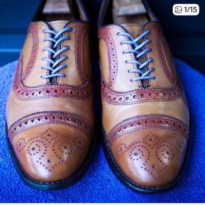 Allen Edmonds “Strand” Brown and Tan Oxfords